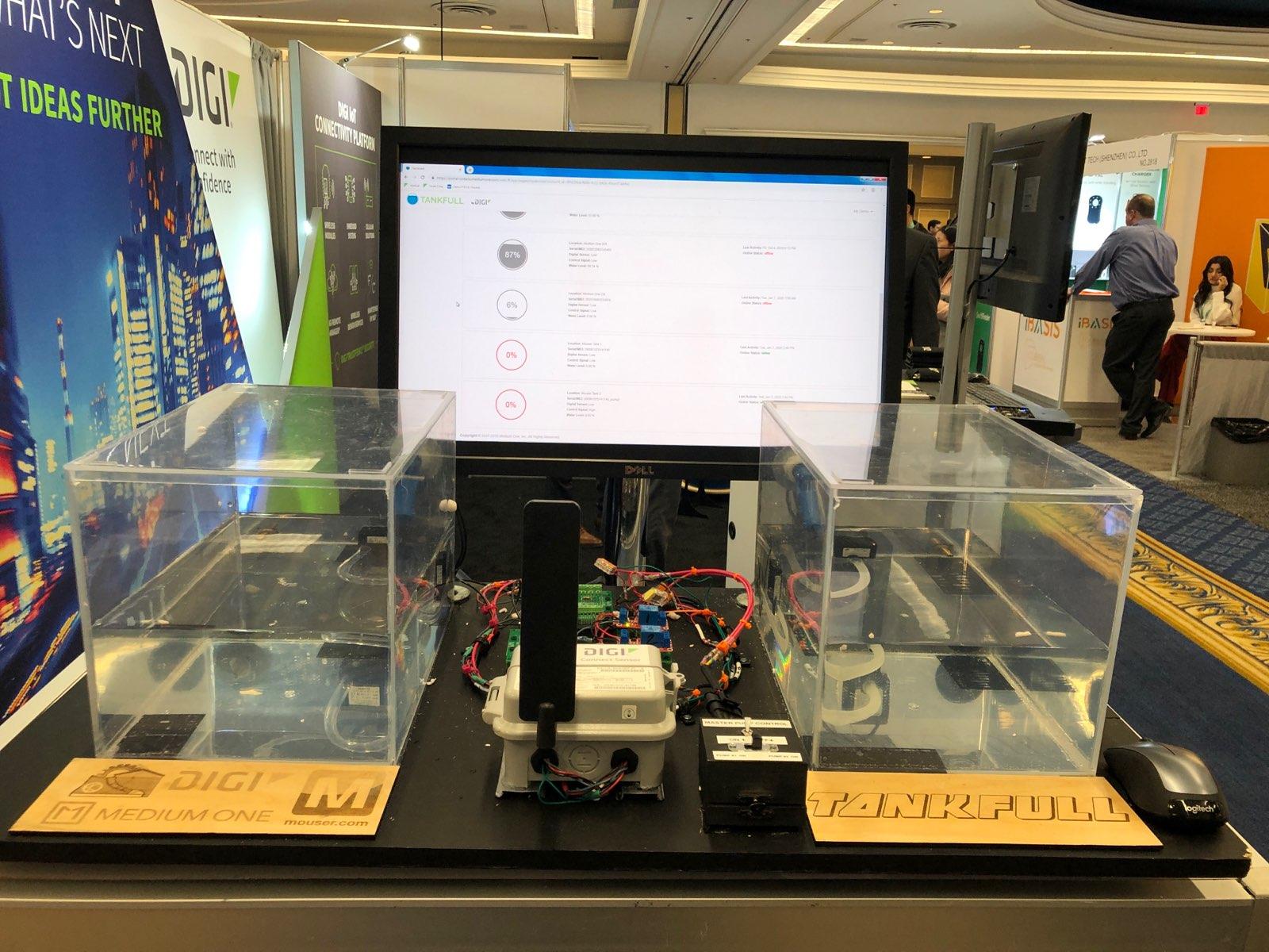 Tankfull IIoT Demonstration at the 2020 Consumers Electronics Show