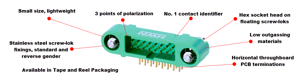 Harwin Gecko Screw-Lok Connectors Harwin Gecko Screw-Lok Connectors