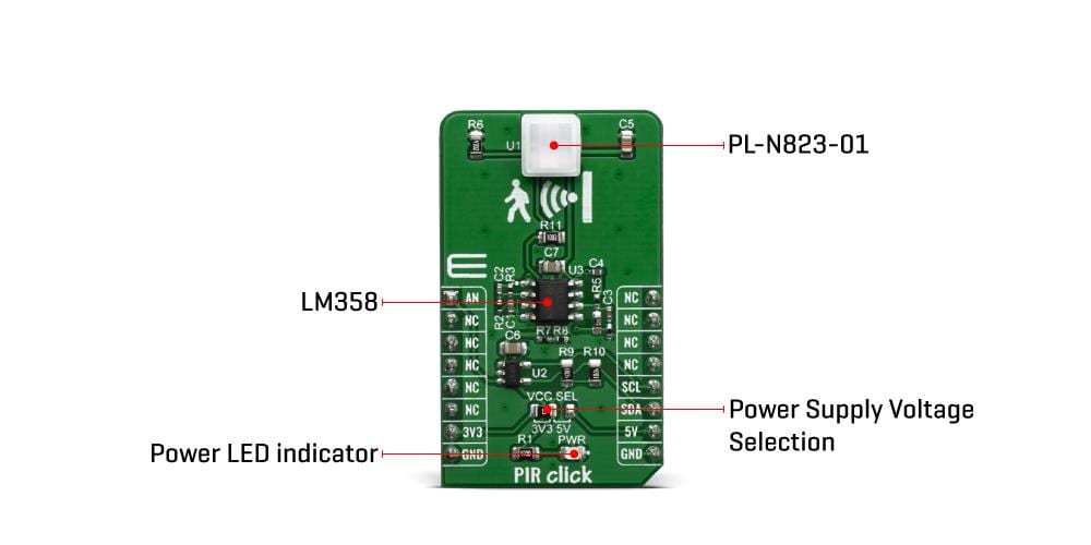 Pyroelectric Proximity Infrared Sensors KEMET Mouser
