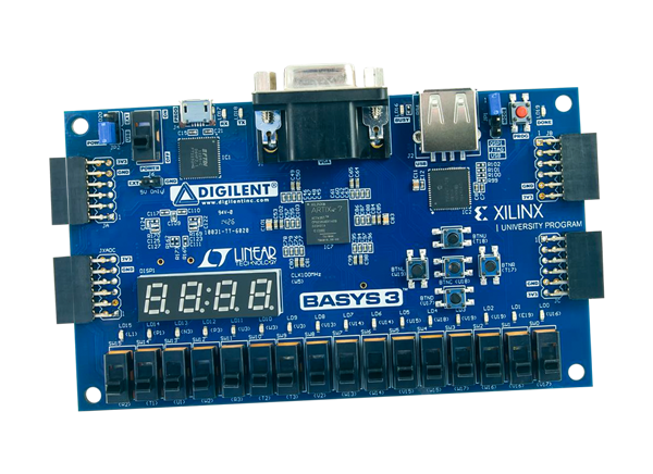 Basys 3™ Artix-7 FPGA Trainer Board - Digilent | Mouser Basys 3™ Artix-7 FPGA Trainer Board - Digilent | Mouser