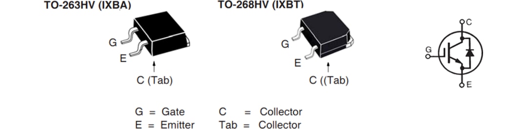 Mechanical Drawing - IXYS IXBx14N300HV Reverse Conducting BiMOSFET™ IGBTs Mechanical Drawing - IXYS IXBx14N300HV Reverse Conducting BiMOSFET™ IGBTs